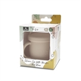 Silicone Cup with Handles and Straw BEIGE /package/